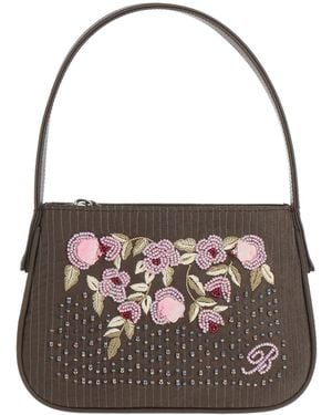 Blumarine Dark Handbag Polyamide - Brown