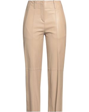 Alysi Pants Soft Leather - Natural
