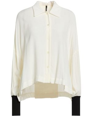 Pierantonio Gaspari Ivory Shirt Viscose, Virgin Wool - White