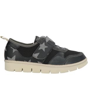 Pànchic Trainers Textile Fibres, Leather - Black