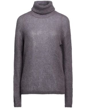 Roberto Collina Turtleneck Superkid Mohair, Alpaca Wool, Nylon - Gray