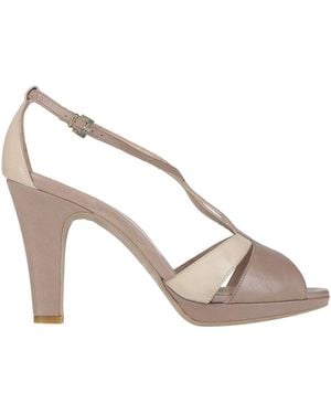 Janet & Janet Sandals Leather - Brown