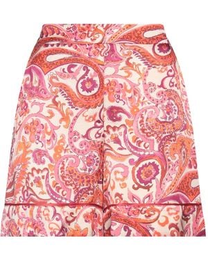 HANAMI D'OR Shorts & Bermuda Shorts Viscose - Red