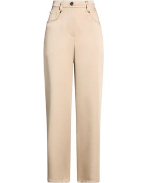 Brunello Cucinelli Trousers Acetate, Viscose - Natural