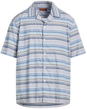 Missoni Azure Shirt Cotton - Blue