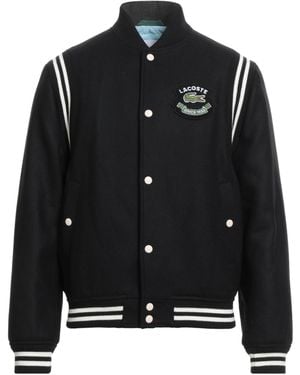 Lacoste Jacket Wool, Polyamide, Acrylic, Elastane - Black