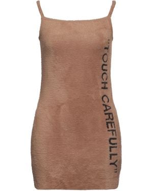 Off-White c/o Virgil Abloh Mini Dress - Brown