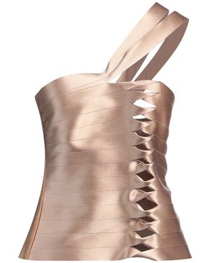 Alberta Ferretti Top Viscose, Cotton, Polyester, Acetate, Silk - Pink