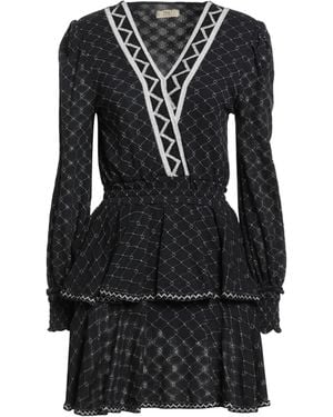 PHO® Firenze Mini Dress Cotton, Polyester, Lurex - Black