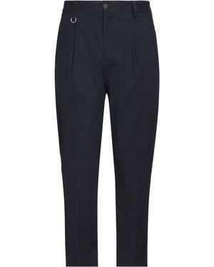 Paolo Pecora Trousers Cotton, Elastane - Blue