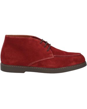 Doucal's Ankle Boots Leather - Red