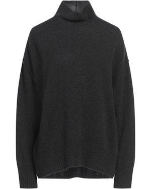 Momoní Charcoal Turtleneck Wool - Black