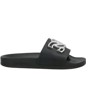 Casadei Sandals Rubber - Black