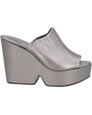 Robert Clergerie Sandals Lambskin - Gray