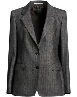 Tagliatore 0205 Charcoal Blazer Virgin Wool, Cashmere, Elastane - Black