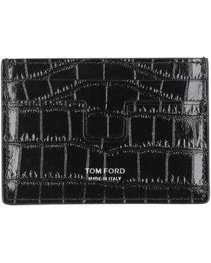 Tom Ford Cardholder Leather - Black