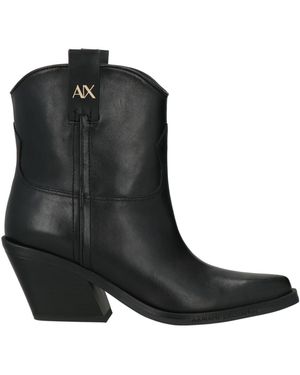 ARMANI EXCHANGE Ankle Boots - Black