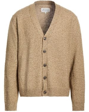 Maison Margiela Khaki Cardigan Wool, Cotton - Brown