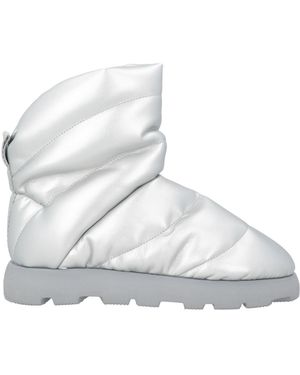 PIUMESTUDIO Ankle Boots Textile Fibers - White