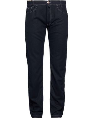 Luigi Bianchi Midnight Pants Cotton, Polyester - Blue