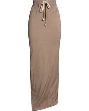 Rick Owens Maxi Skirt - Brown