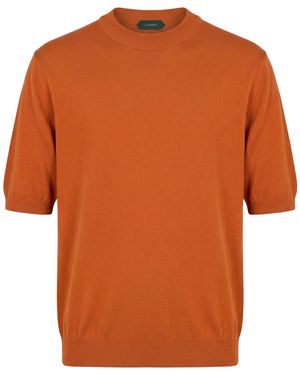 Zanone Pullover - Naranja