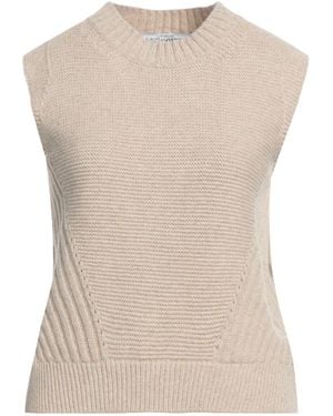 European Culture Sweater Wool, Viscose, Polyamide, Cashmere - Natural