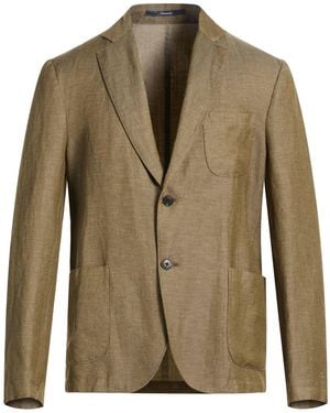 Drumohr Military Blazer Virgin Wool, Hemp - Green