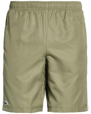 Lacoste Military Shorts & Bermuda Shorts Polyester - Green