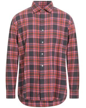 Salvatore Piccolo Lead Shirt Cotton - Red