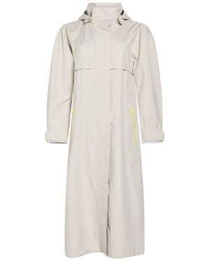 Woolrich Ivory Overcoat & Trench Coat Polyester - White