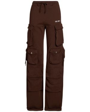 The Attico Pants Cotton - Brown