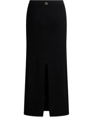 Twinset Midi Skirt - Black