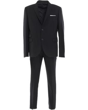 Neil Barrett Midnight Suit Polyester, Virgin Wool, Elastane - Black
