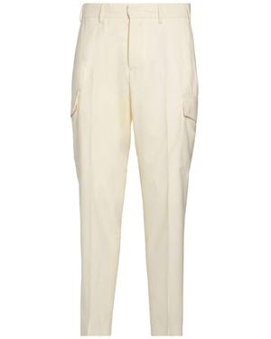 Lardini Cream Pants Virgin Wool, Elastane - Natural