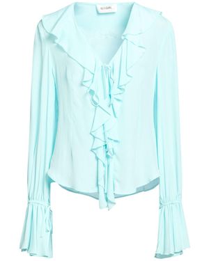 Blugirl Blumarine Shirt Acetate, Silk, Polyamide - Blue