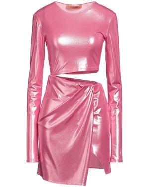 ANDAMANE Mini Dress Polyester, Elastane - Pink