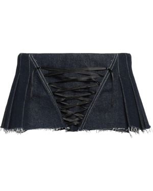 Dilara Findikoglu Denim Skirt Cotton, Elastane - Blue