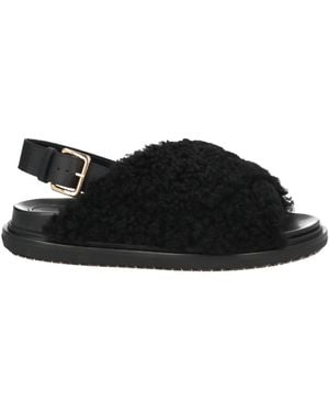 Marni Sandals Leather - Black