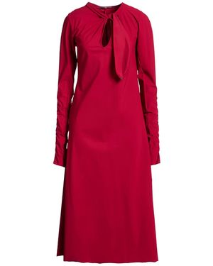 High Tech Midi Dress Polyamide, Elastane - Red