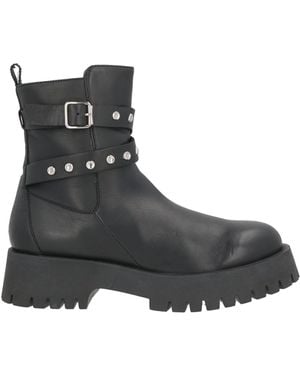 Carmens Ankle Boots Leather - Black