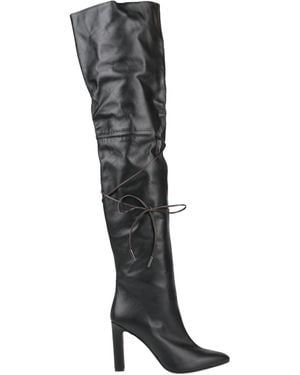 Manila Grace Boot Leather - Black