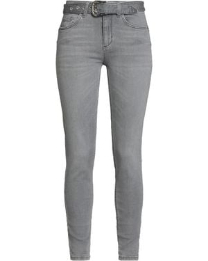 Liu Jo Pantalon En Jean - Gris