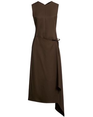 Tory Burch Vestido Midi - Marrón