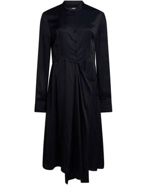 Jil Sander Vestido Midi - Azul