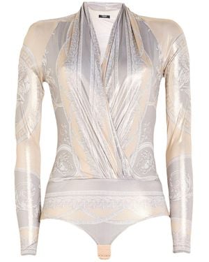 Versace Bodysuit Viscose - Metallic