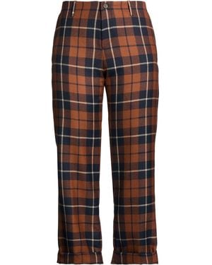 Berwich Pants Virgin Wool, Viscose, Elastane - Brown
