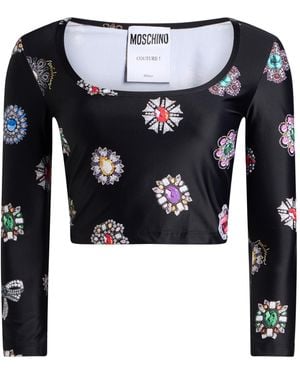 Moschino Top Polyamide, Elastane - Blue