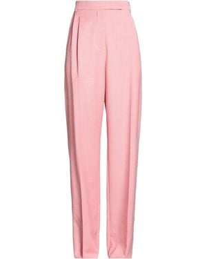 Max Mara Trousers Virgin Wool, Silk, Mohair Wool - Pink