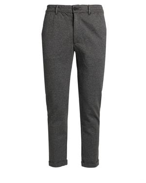 Calvin Klein Charcoal Pants Cotton, Viscose, Polyamide, Elastane - Gray